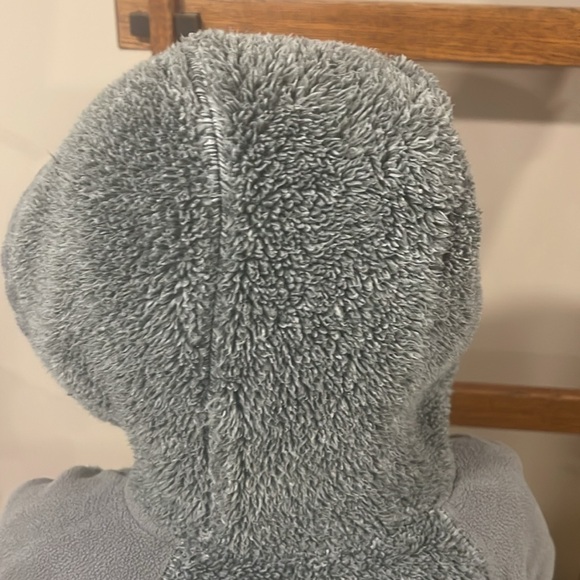 Kids Black and Gray Hooded Jacket - Picture 5 of 6